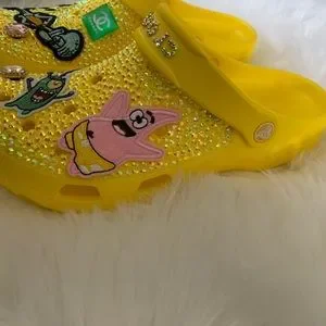 CROCS | Shoes | New Spongebob Bling Crocs Mens Size 8 | Poshmark